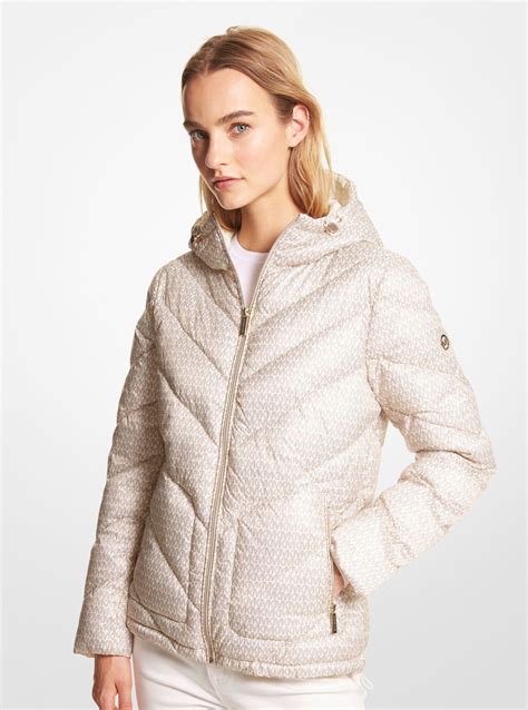 michael michael kors ciré puffer coat|michael kors packable down fill.